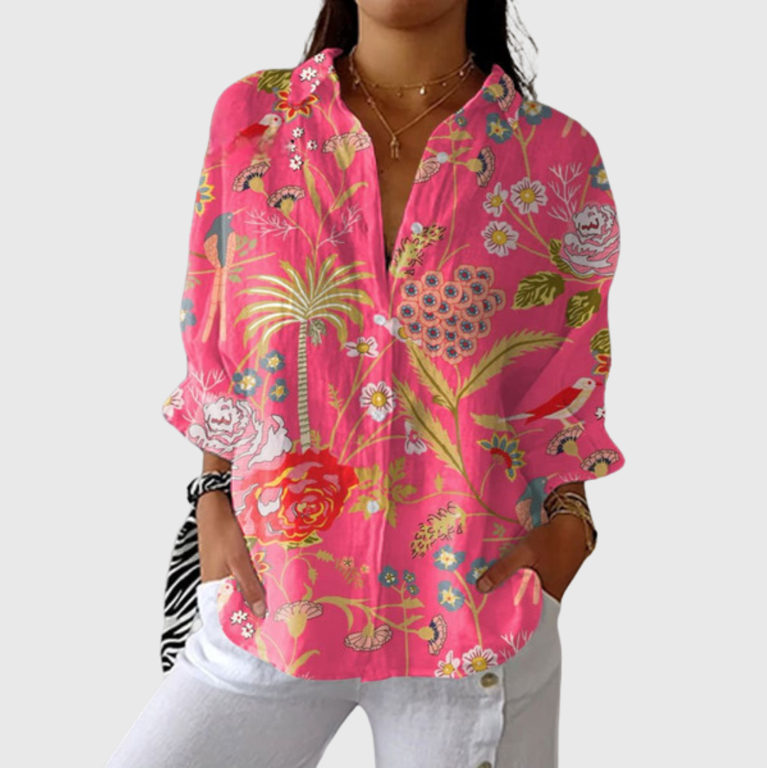 Margaret™ | Colourful Printed Blouse