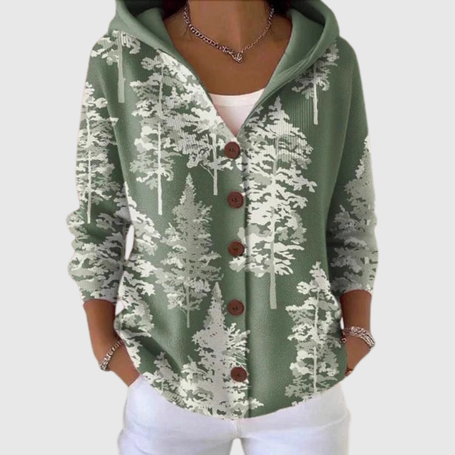 Cheryl™ | Soft-Knit Hooded Cardigan
