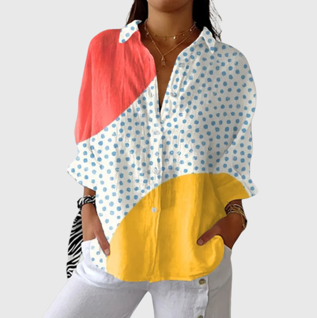 Kathleen™ | Colourful Printed Blouse