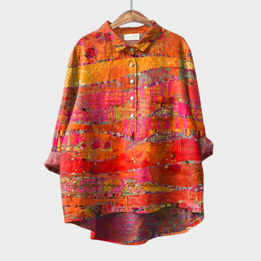Vicki™ | Orange Summer Blouse
