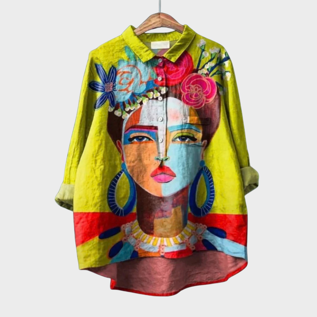 Tracey™ | Art Print Summer Blouse