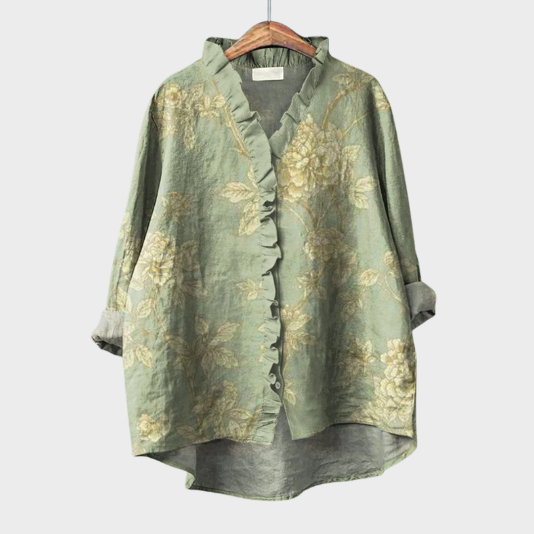 Whitney™ | Green Summer Blouse