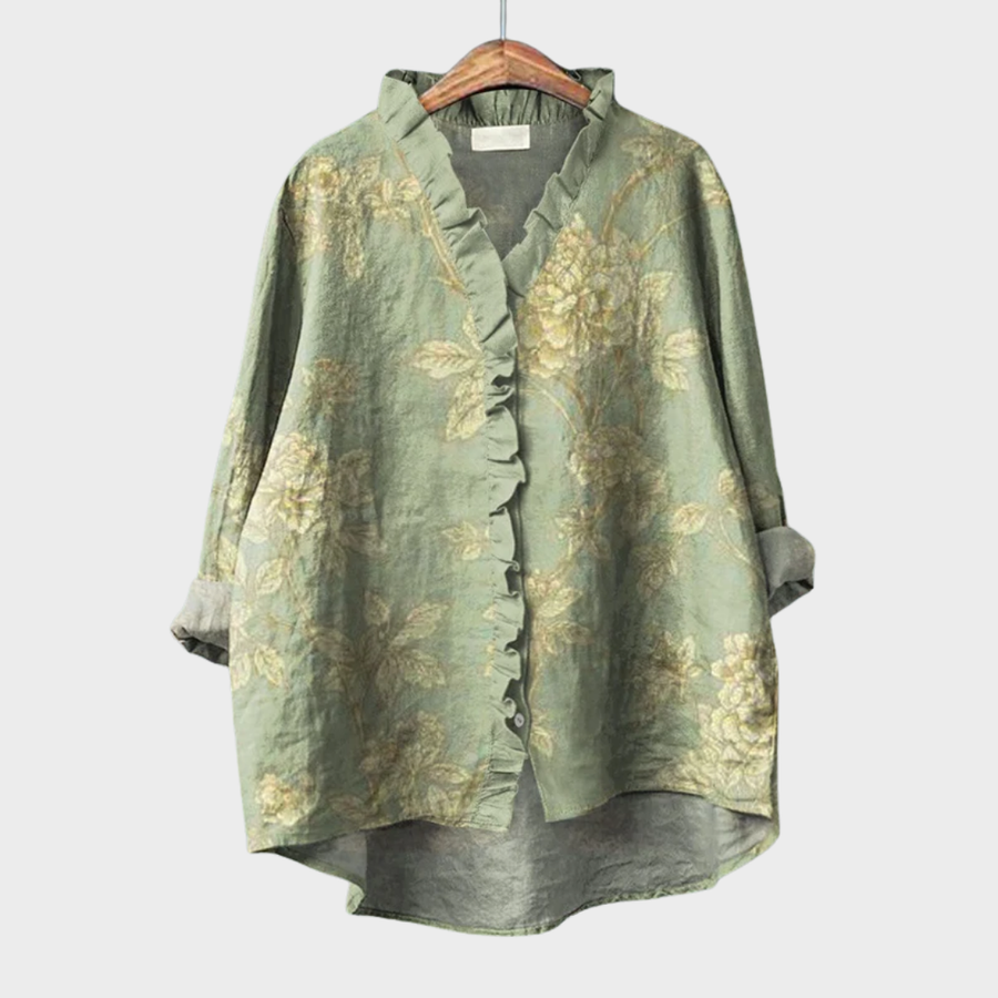 Whitney™ | Green Summer Blouse