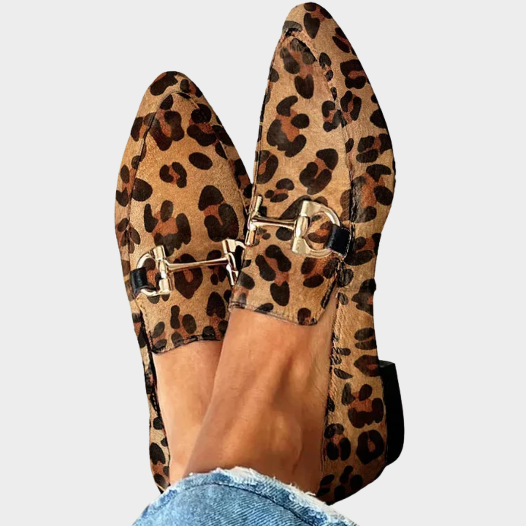 Maureen™ | Elegant Leopard Loafers
