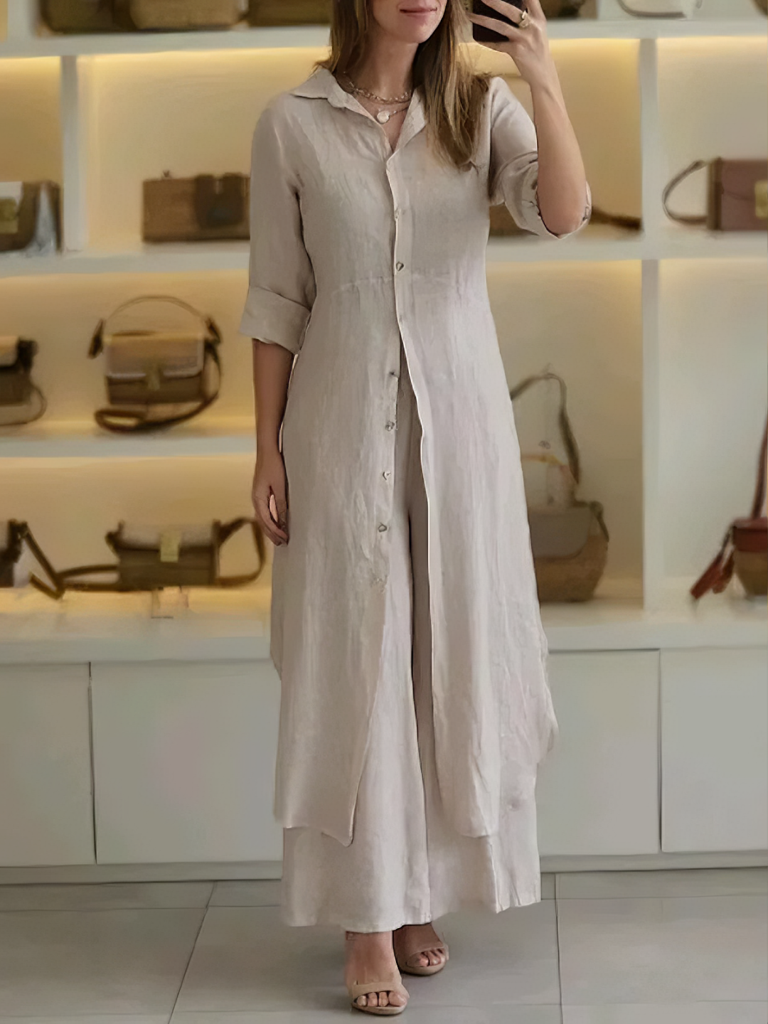 Lori™ | Dress & Wide-Leg Set