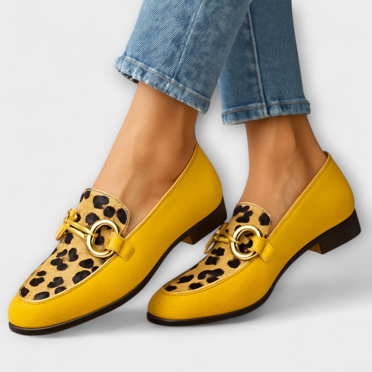 Elaine™ | Detailed Moccasin Loafers