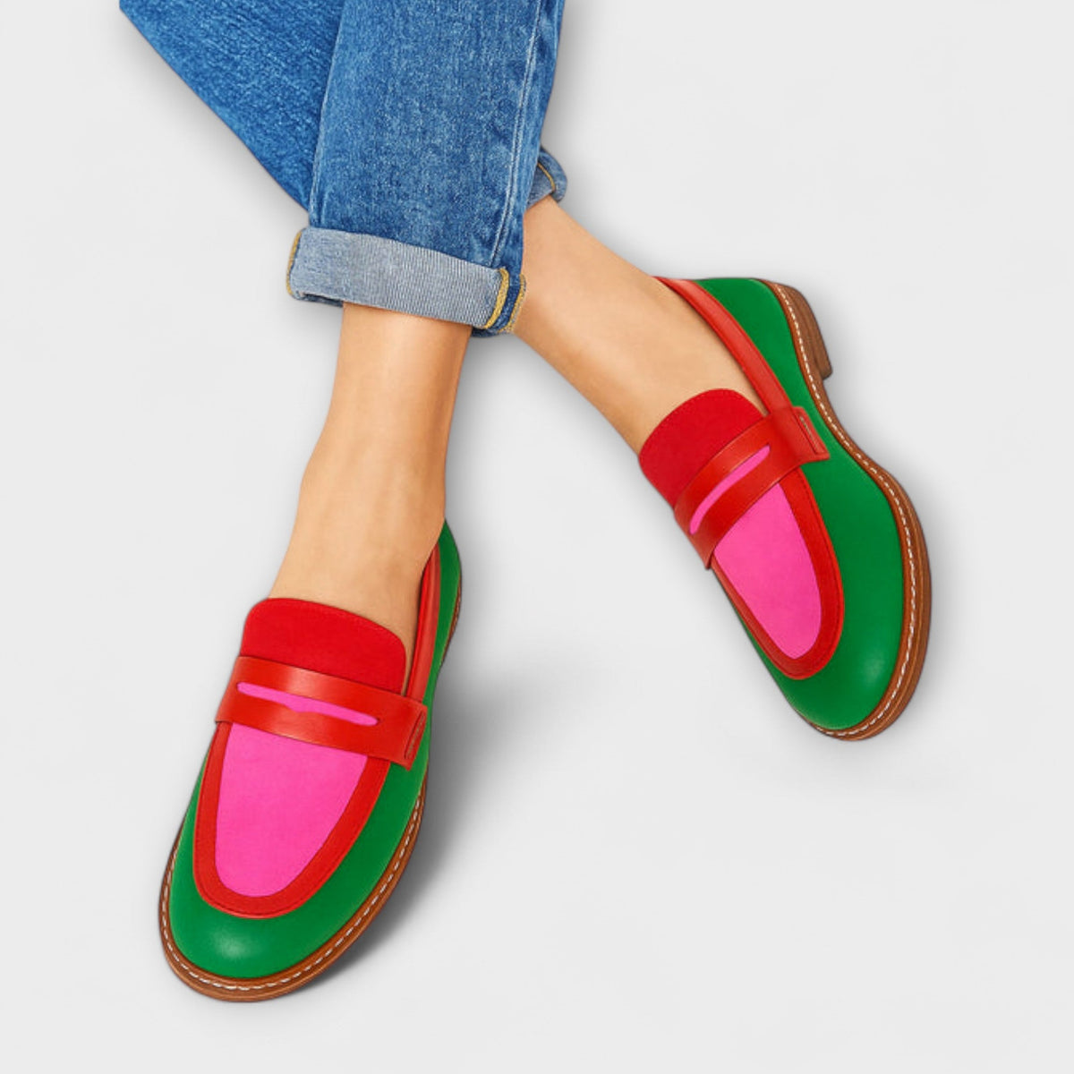 Fiona™ | Casual Contrast Loafers