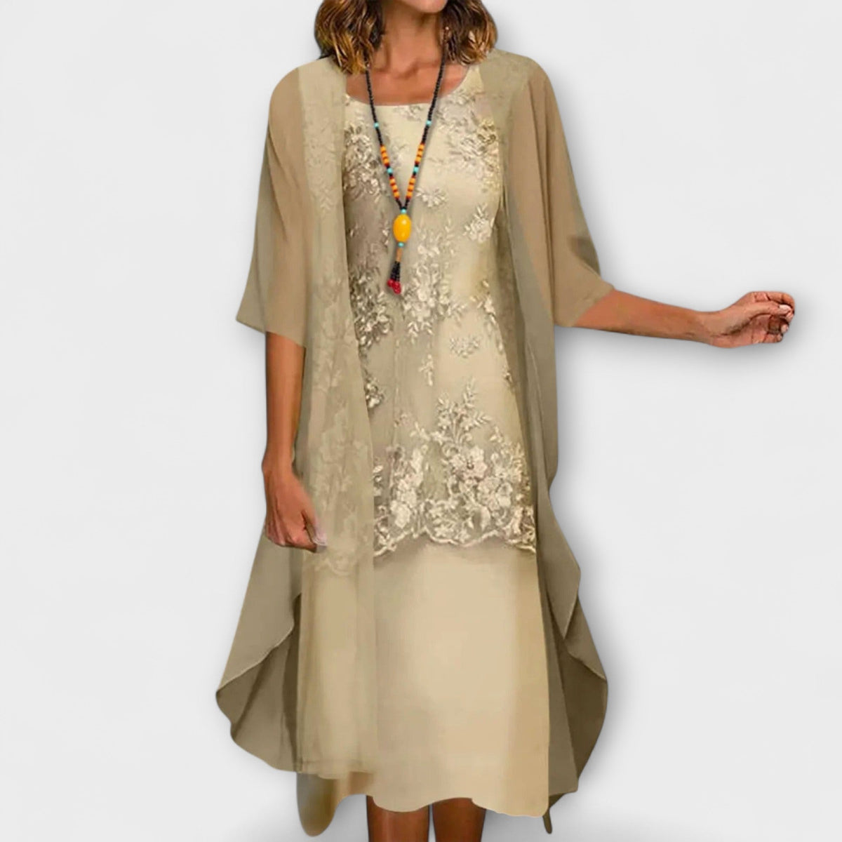 Joanne™ | Layered Embroidered Dress