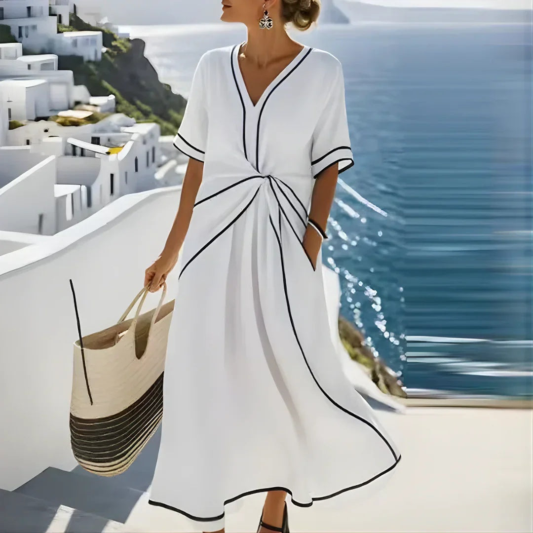 Michelle™ | Draped Maxi Dress